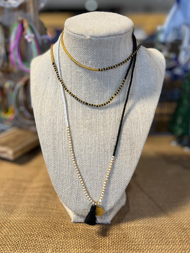 Teddy Convertible Necklace Bracelet - 62-Inch Handmade Beaded Jewelry from East Africa