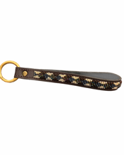 Load image into Gallery viewer, The Isabel Leather Card Wallet + Hand-Beaded Wristlet