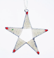 Load image into Gallery viewer, Shining Stars - Handcrafted Beaded Holiday Ornaments from Tanzania