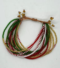Load image into Gallery viewer, SHANGA for the Holidays: 14-Strand Bracelet